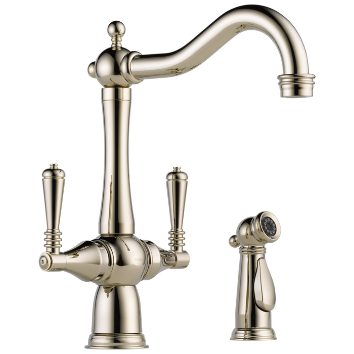Brizo Tresa: Two Handle Kitchen Faucet with Spray