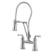 Brizo Rook: Articulating Bridge Faucet with Finished Hose