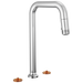 Brizo Kintsu: Widespread Pull-Down Faucet with Square Spout - Less Handles