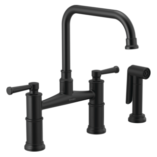 Brizo Artesso: Bridge Faucet with Side Sprayer