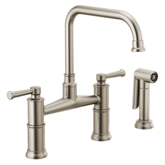 Brizo Artesso: Bridge Faucet with Side Sprayer