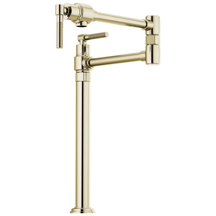 Brizo Brizo Litze: Litze Deck Mount Pot Filler with Knurled Handle