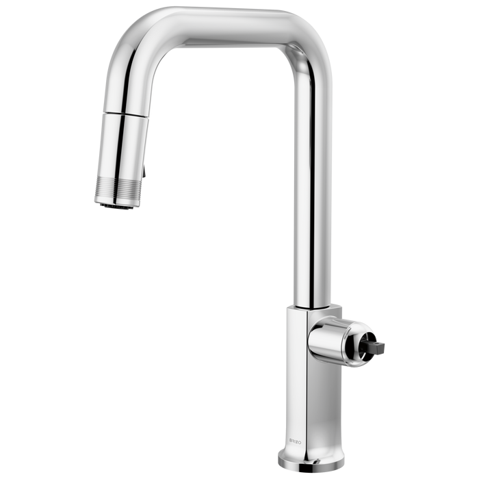 Brizo Kintsu: Pull-Down Faucet with Square Spout - Less Handle