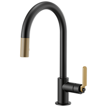 Load image into Gallery viewer, Brizo Brizo Litze: Pull-Down Faucet with Arc Spout and Industrial Handle
