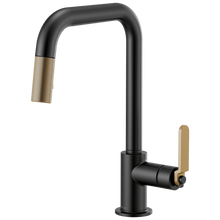Load image into Gallery viewer, Brizo Brizo Litze: Pull-Down Faucet with Square Spout and Industrial Handle
