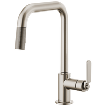 Load image into Gallery viewer, Brizo Brizo Litze: Pull-Down Faucet with Square Spout and Industrial Handle
