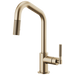 Brizo Brizo Litze: Pull-Down Faucet with Angled Spout and Knurled Handle