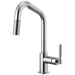 Brizo Brizo Litze: Pull-Down Faucet with Angled Spout and Knurled Handle