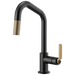 Brizo Litze: Pull-Down Faucet with Angled Spout and Industrial Handle