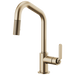 Brizo Litze: Pull-Down Faucet with Angled Spout and Industrial Handle