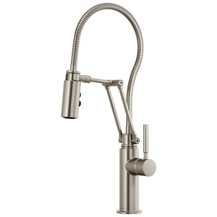 Brizo Solna: Articulating Faucet With Finished Hose