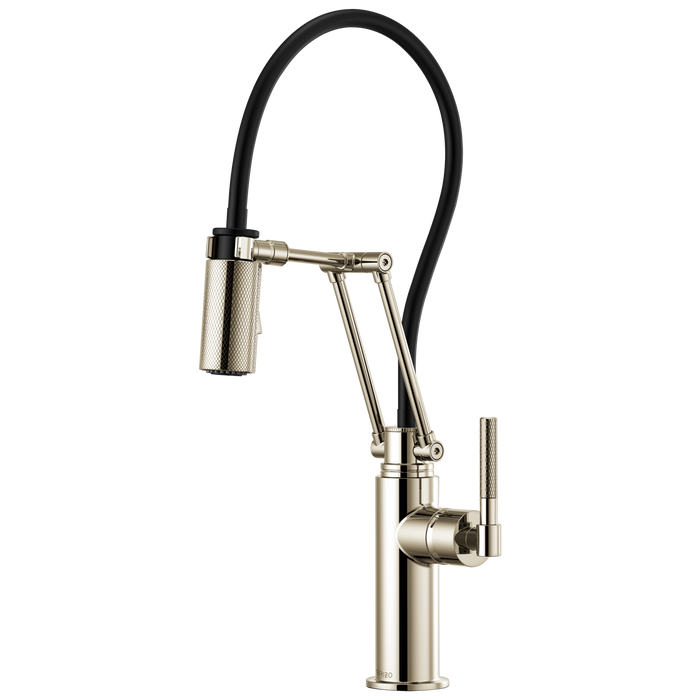 Brizo Brizo Litze: Articulating Faucet with Knurled Handle