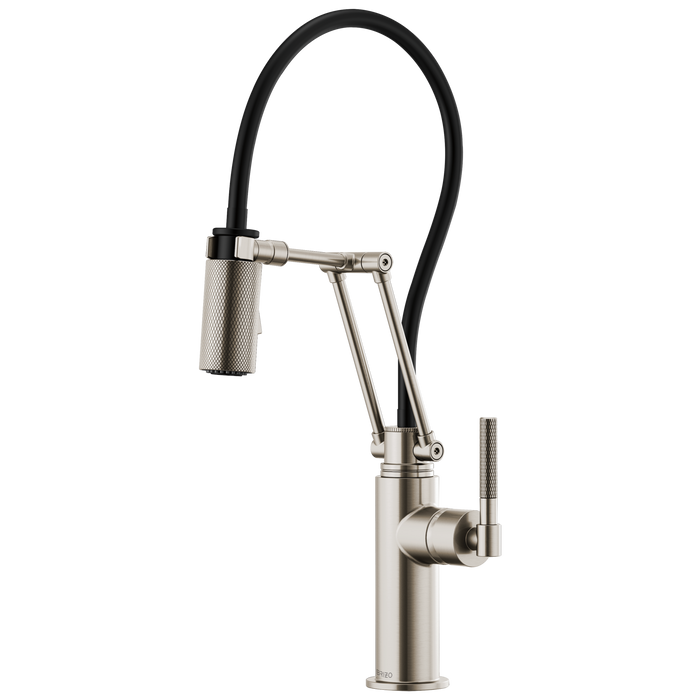 Brizo Brizo Litze: Articulating Faucet with Knurled Handle