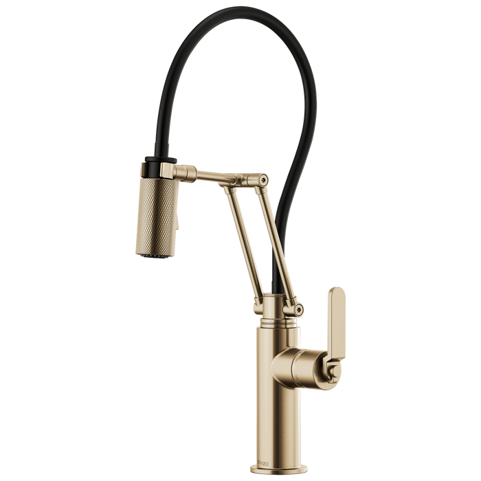 Brizo Litze: Articulating Faucet with Industrial Handle