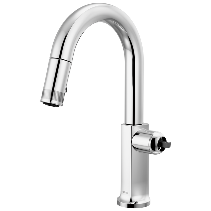 Brizo Kintsu: Pull-Down Prep Faucet with Arc Spout - Less Handle