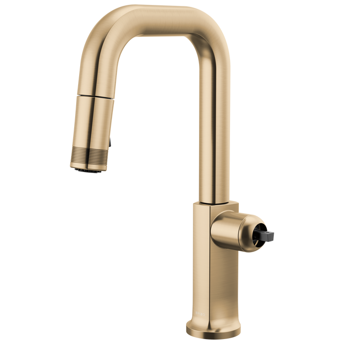 Brizo Kintsu: Pull-Down Prep Faucet with Square Spout - Less Handle