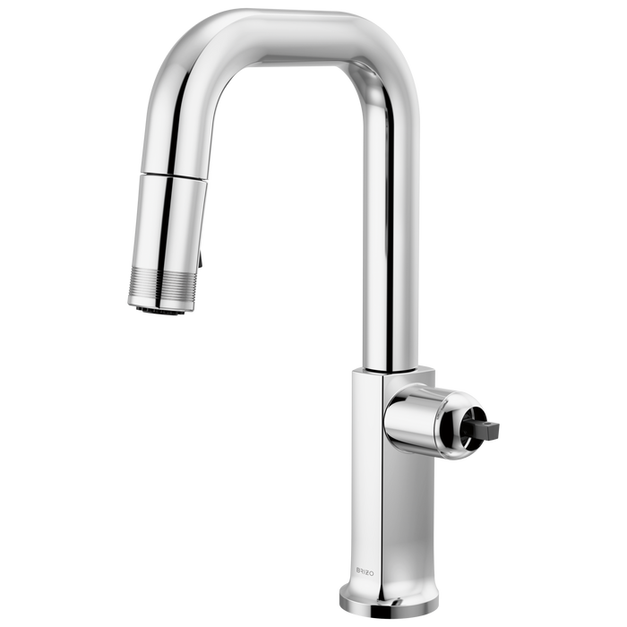 Brizo Kintsu: Pull-Down Prep Faucet with Square Spout - Less Handle