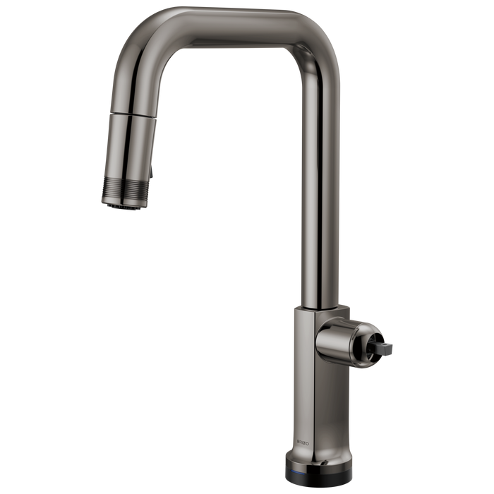 Brizo Kintsu: SmartTouch Pull-Down Faucet with Square Spout - Less Handle