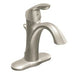 Moen 6400 Eva One Handle Bathroom Faucet in Brushed Nickel