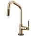 Brizo Litze: SmartTouch Pull-Down Faucet with Angled Spout and Knurled Handle