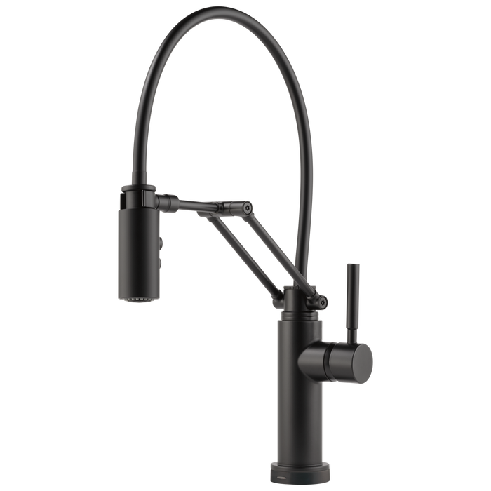 Brizo Solna: Single Handle Articulating Kitchen Faucet with SmartTouch Technology
