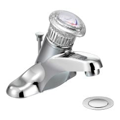 Moen Single Handle Centerset Bathroom Faucet with from the Chateau Collection in Chrome
