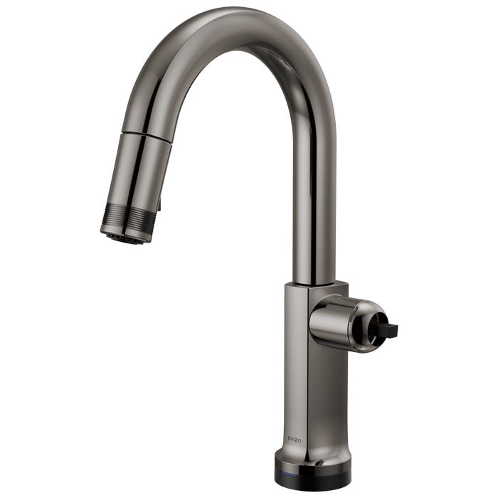 Brizo Kintsu: SmartTouch Pull-Down Prep Faucet with Arc Spout - Less Handle