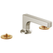 Brizo Kintsu: Widespread Lavatory Faucet with Low Spout - Less Handles 1.2 GPM