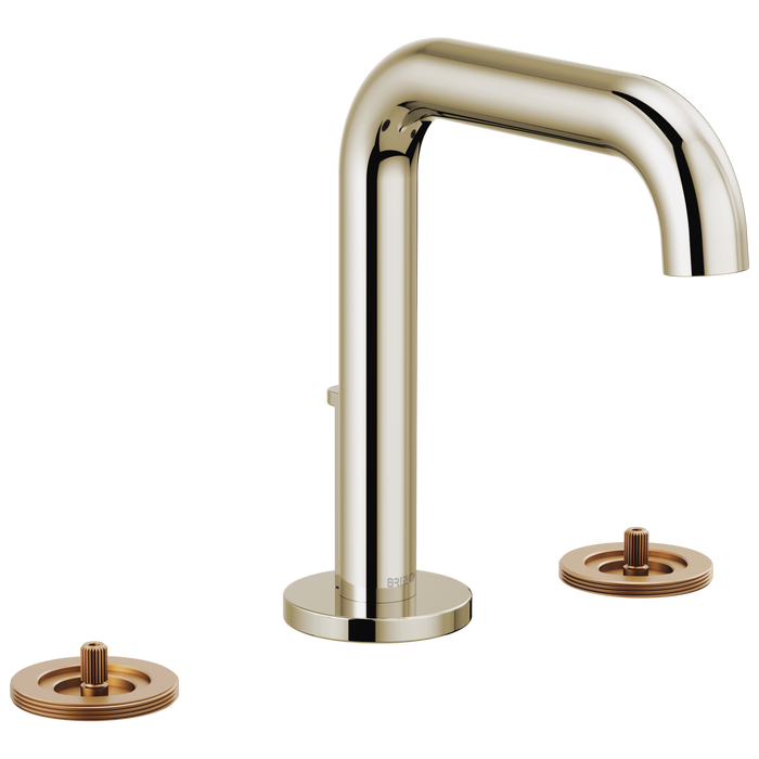Brizo Litze: Widespread Lavatory Faucet with High Spout - Less Handles 1.2 GPM