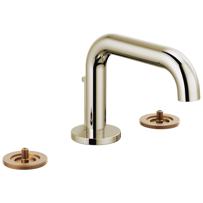 Brizo Litze: Widespread Lavatory Faucet with Low Spout - Less Handles 1.2 GPM