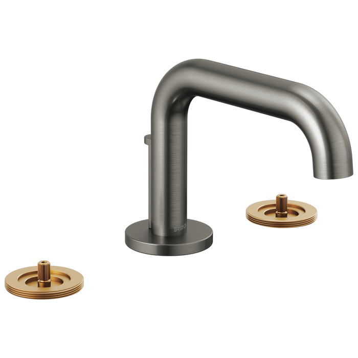 Brizo Litze: Widespread Lavatory Faucet with Low Spout - Less Handles 1.2 GPM