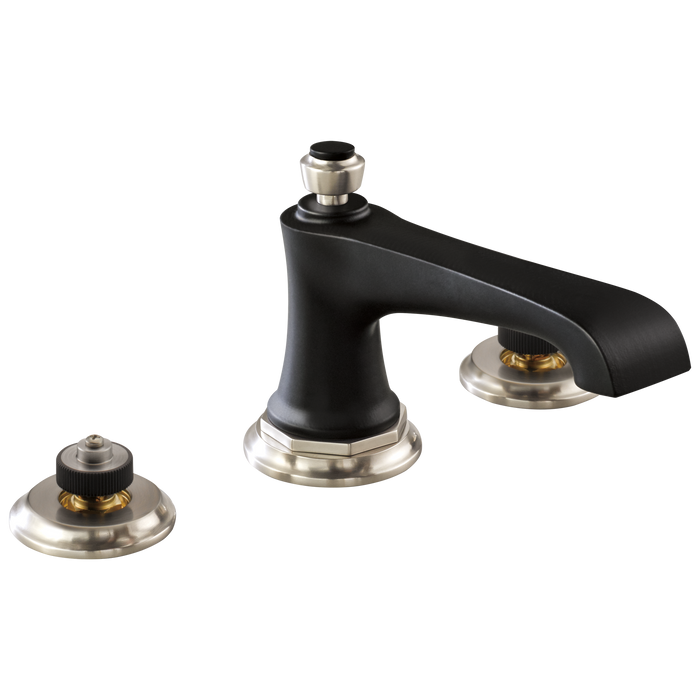 Brizo Rook: Widespread Lavatory Faucet - Less Handles 1.2 GPM