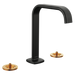 Brizo Allaria: Widespread Lavatory Faucet with Square Spout - Less Handles