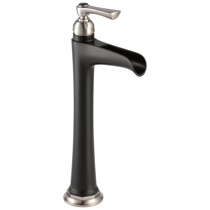 Brizo Rook: Single-Handle Vessel Lavatory Faucet with Channel Spout 1.2 GPM