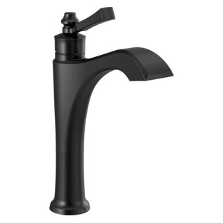 Delta Dorval: Single Handle Mid-Height Vessel Bathroom Faucet