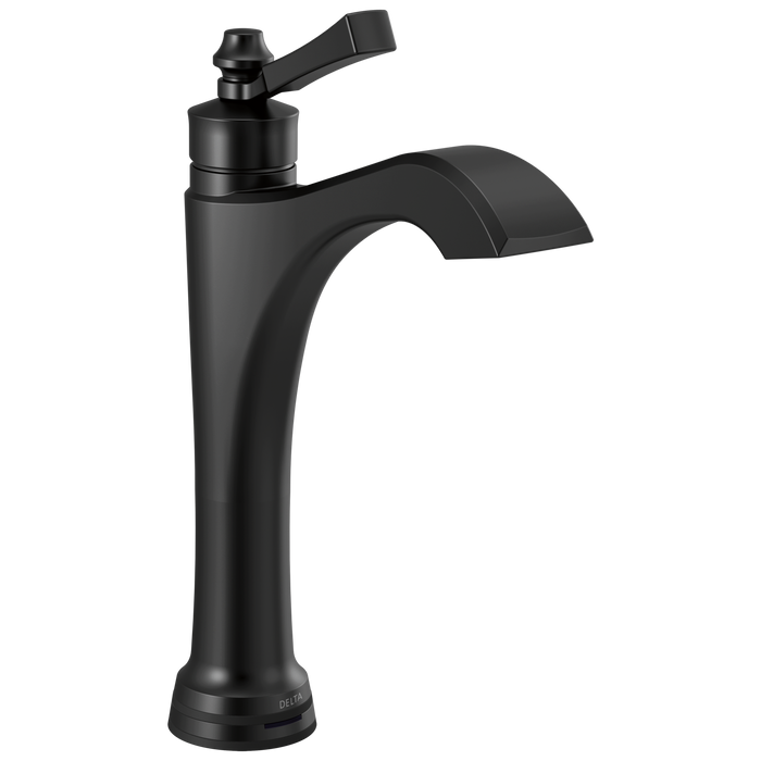 Delta Delta Dorval™: Single Handle Mid-Height Vessel Touch20.xt Bathroom Faucet