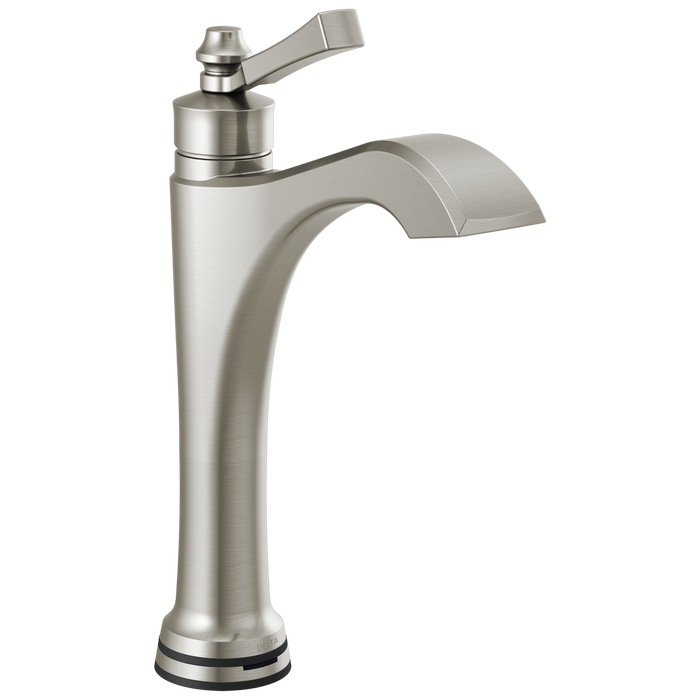 Delta Delta Dorval™: Single Handle Mid-Height Vessel Touch20.xt Bathroom Faucet