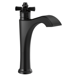 Delta Dorval: Single Handle Mid-Height Vessel Bathroom Faucet