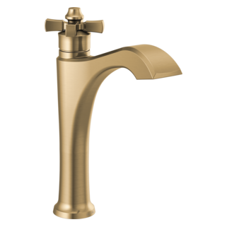 Delta Dorval: Single Handle Mid-Height Vessel Bathroom Faucet