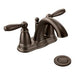 Moen 6610 Brantford Two Handle Bathroom Faucet in Oil Rubbed Bronze