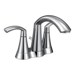 Moen Glyde chrome Two Handle Bathroom Faucet in Chrome