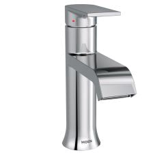 Moen 6702 Genta One Handle High Arc Bathroom Faucet in Chrome