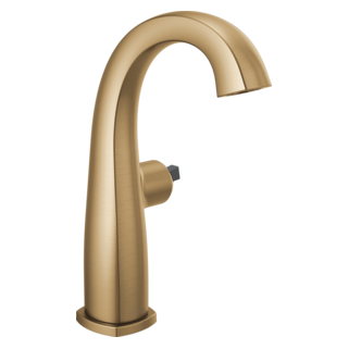 Delta Stryke: Single Handle Mid-Height Bathroom Faucet - Less Handle