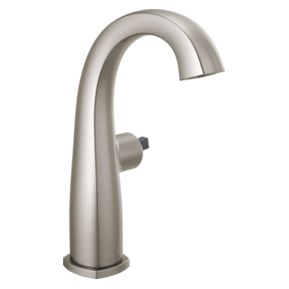 Delta Stryke: Single Handle Mid-Height Bathroom Faucet - Less Handle