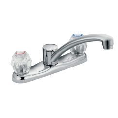 Moen Low-Arc Kitchen Faucet from the Chateau Collection in Chrome