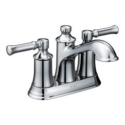 Moen 6802 Dartmoor Two Handle High Arc Bathroom Faucet in Chrome