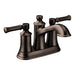 Moen 6802 Dartmoor Two Handle Bathroom Faucet in Oil Rubbed Bronze
