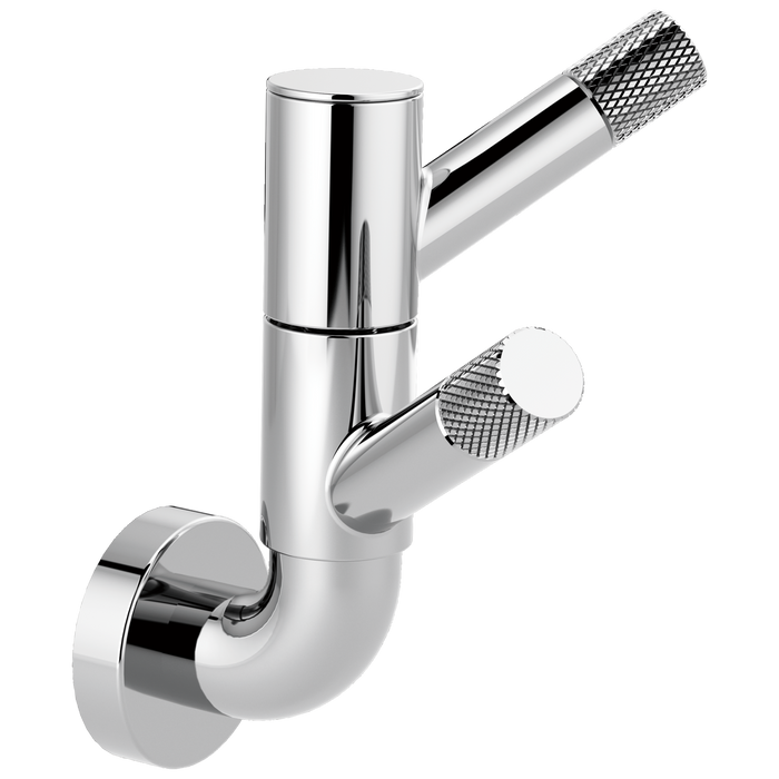 Brizo Brizo Litze: Rotating Double Robe Hook With Knurling