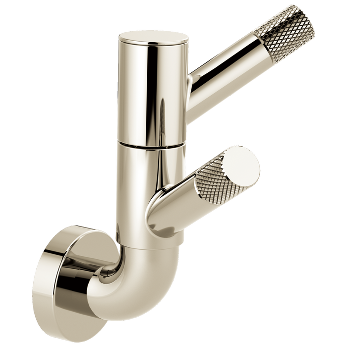 Brizo Brizo Litze: Rotating Double Robe Hook With Knurling