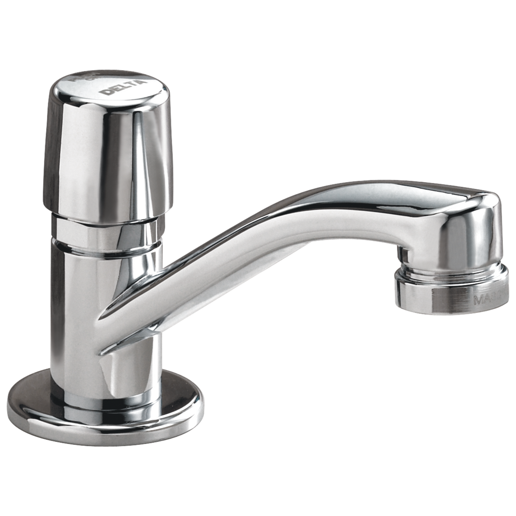 Delta 701LF-HDF Commercial Single Hole Metering Bathroom Faucet